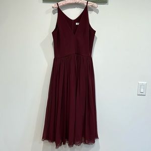 Dress the Population Women's sleeveless midi low fit and flared cut dress xxl